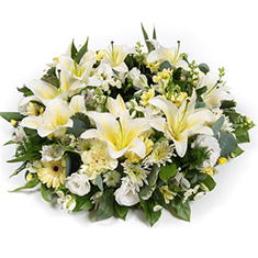 Lilly Wreath white