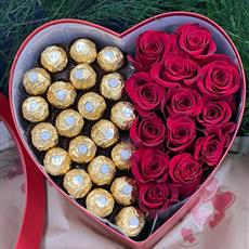 Ferrero Rocher  heart box 